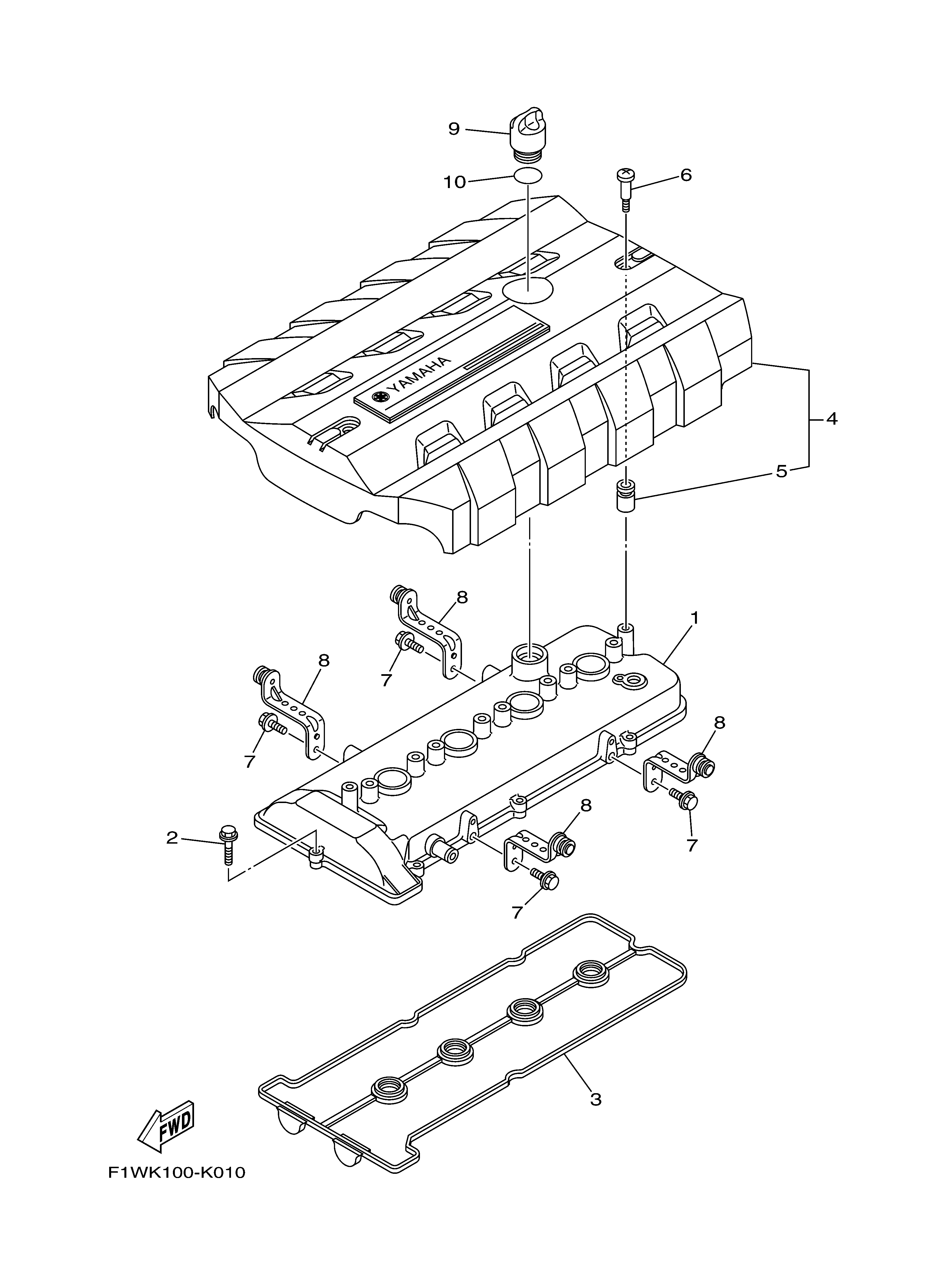 2011 FX CRUISER SHO (FX1800AK) F1WK - CYLINDER 1