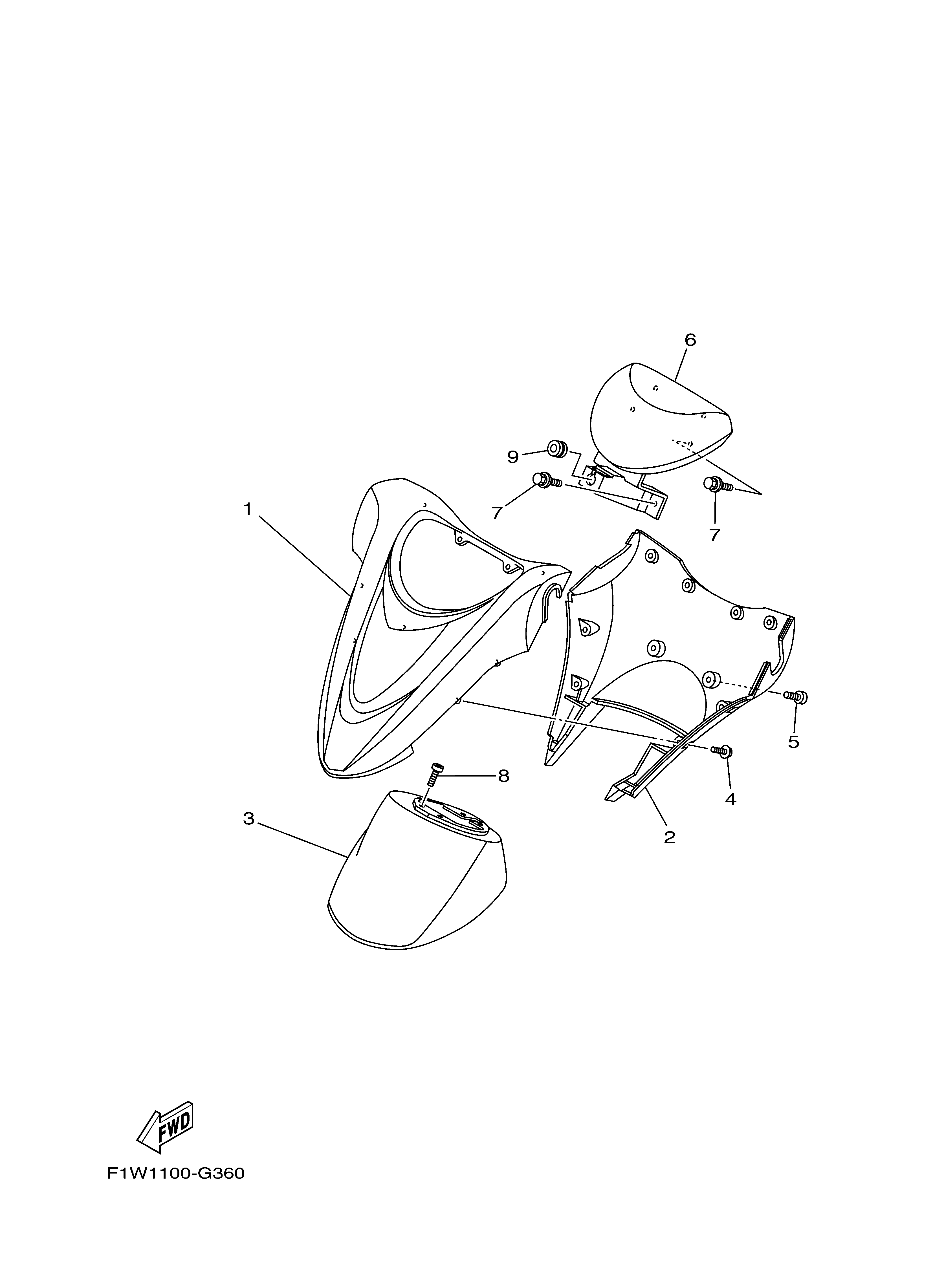 2011 FX CRUISER SHO (FX1800AK) F1WK - STEERING 2