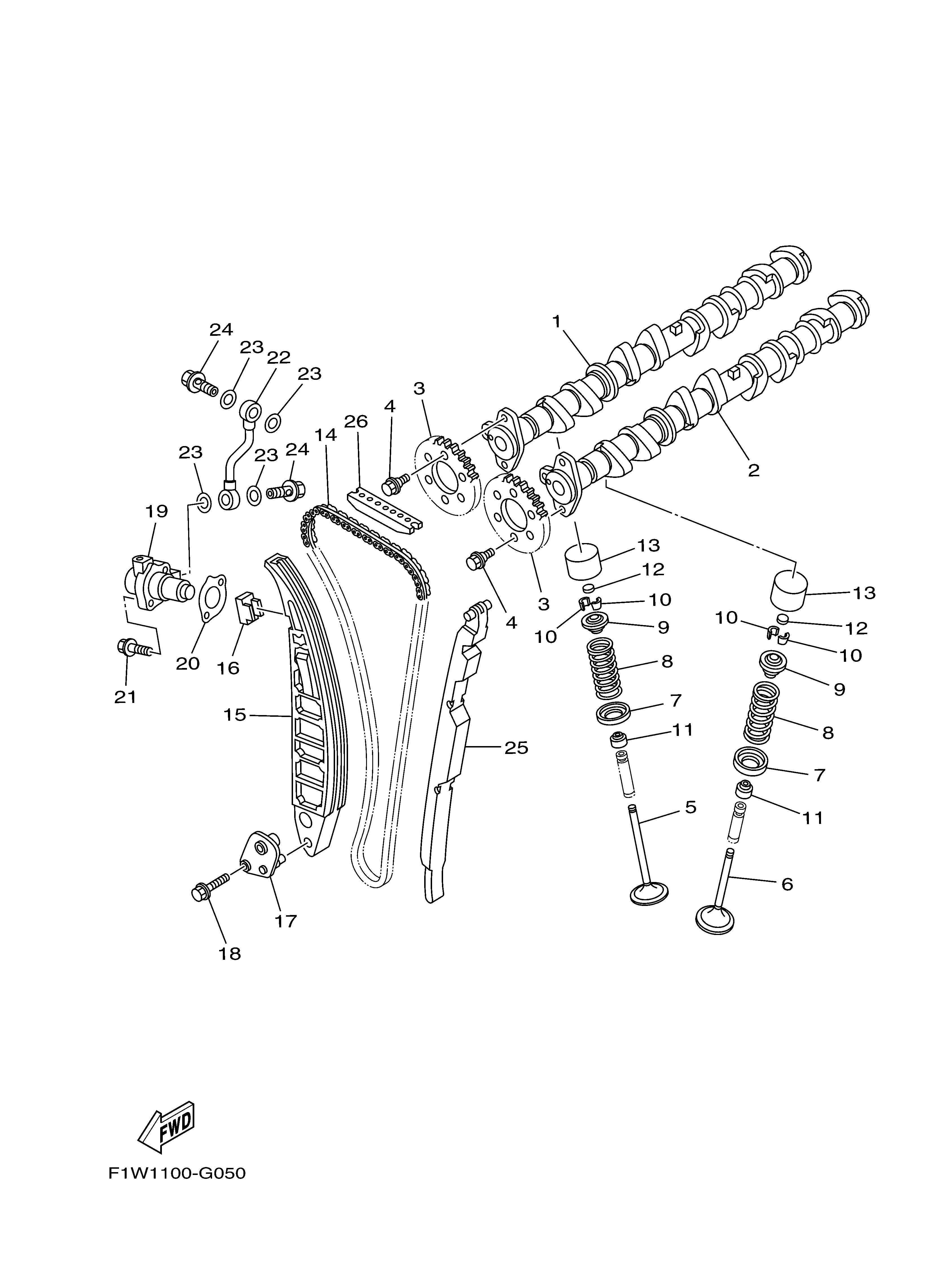 2011 FX CRUISER SHO (FX1800AK) F1WK - VALVE