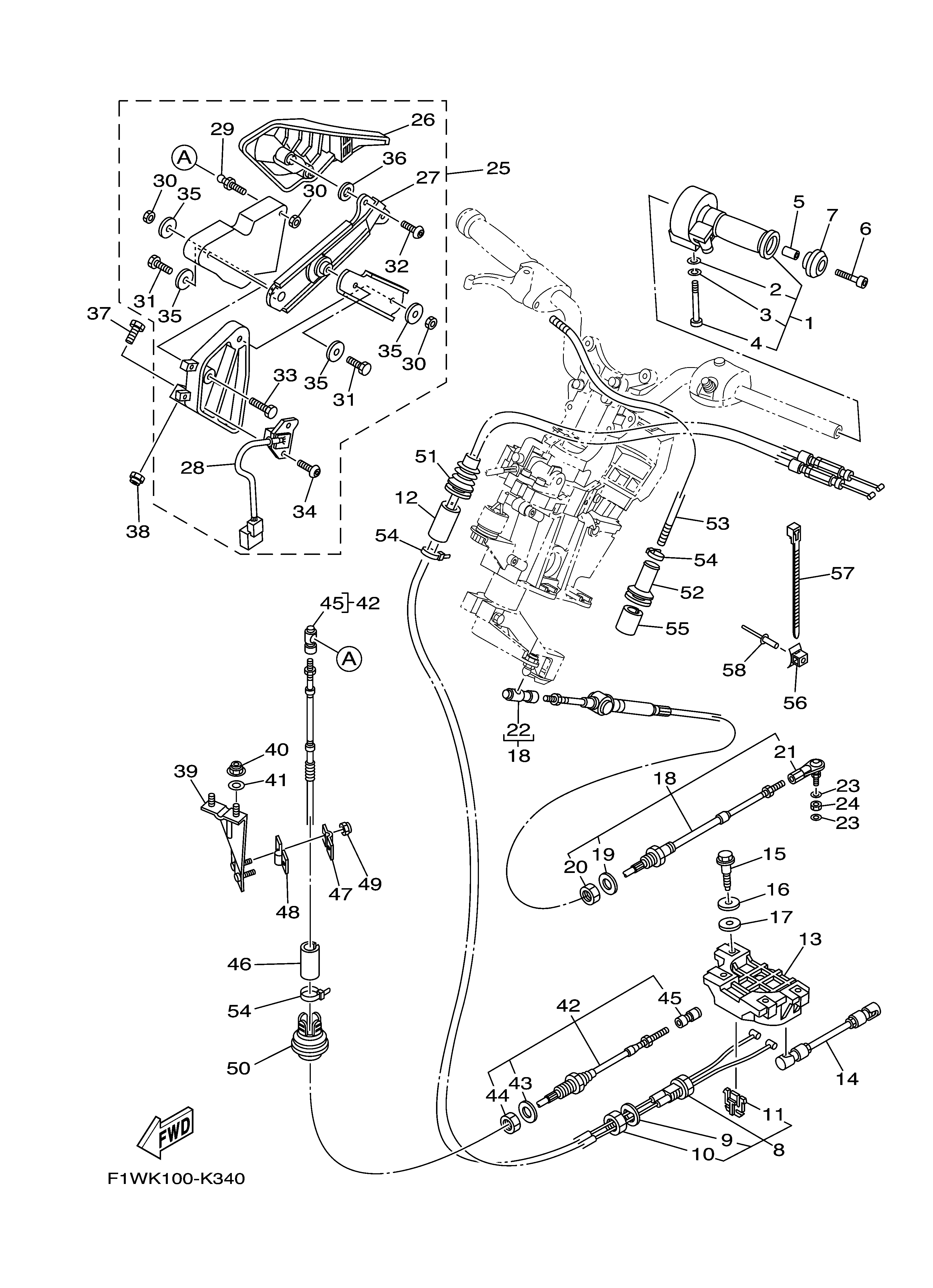 2011 FX SHO (FX1800K) F1WN - CONTROL CABLE