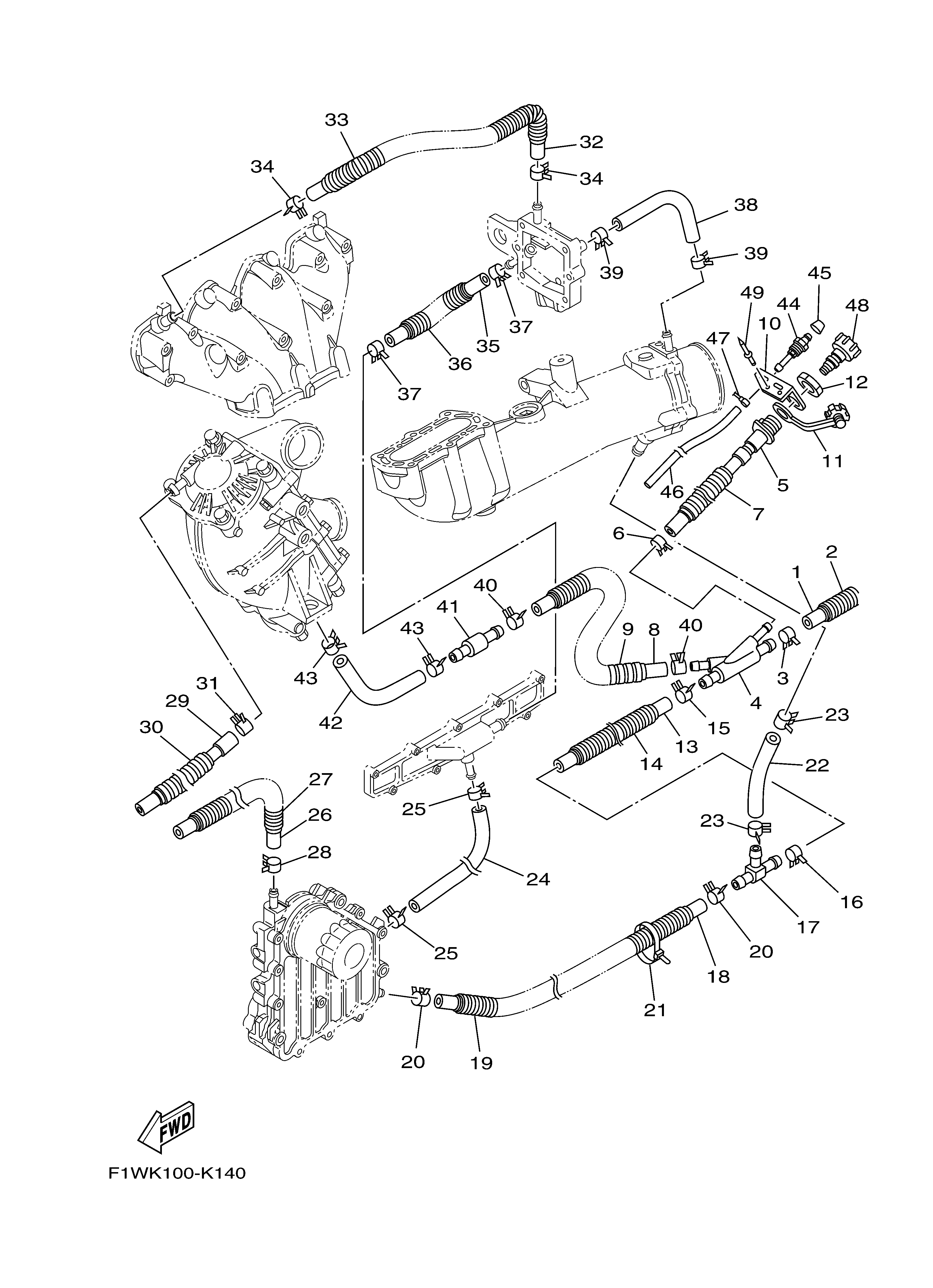 2011 FX SHO (FX1800K) F1WN - EXHAUST 2