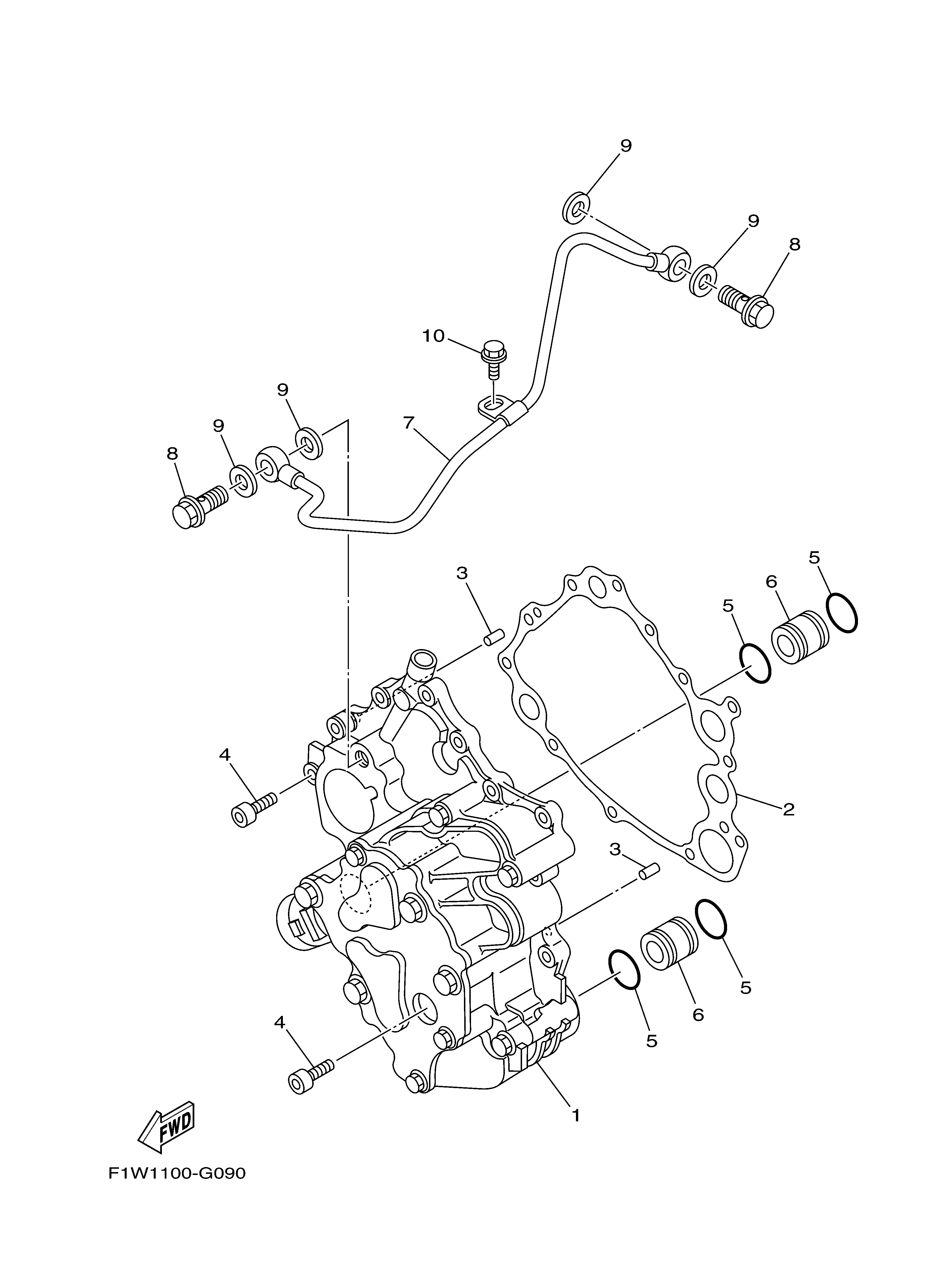 2011 FX SHO (FX1800K) F1WN - OIL PUMP