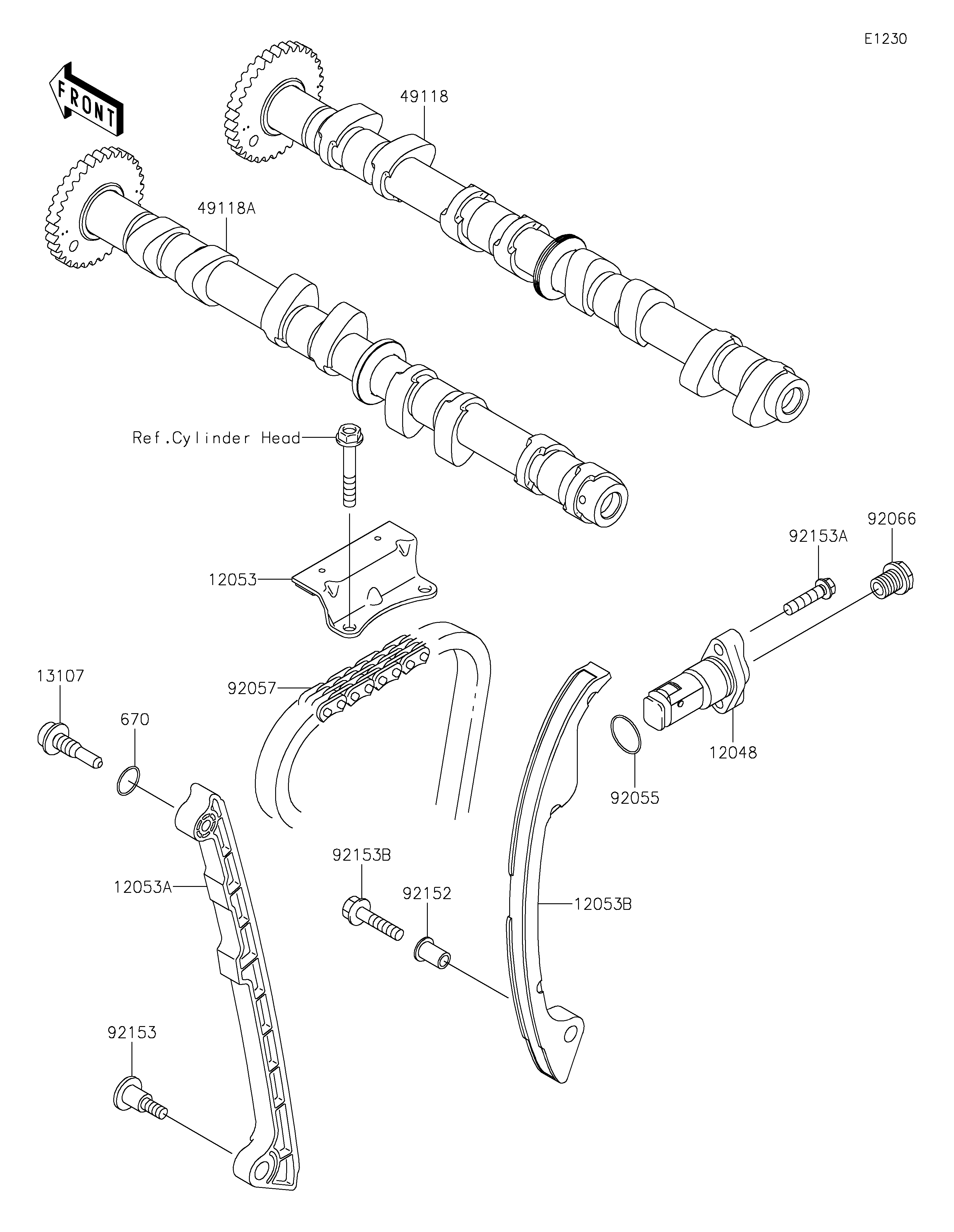 2024 SX-R 160 (JS1500ARFNN)-Camshaft(s) Tensioner