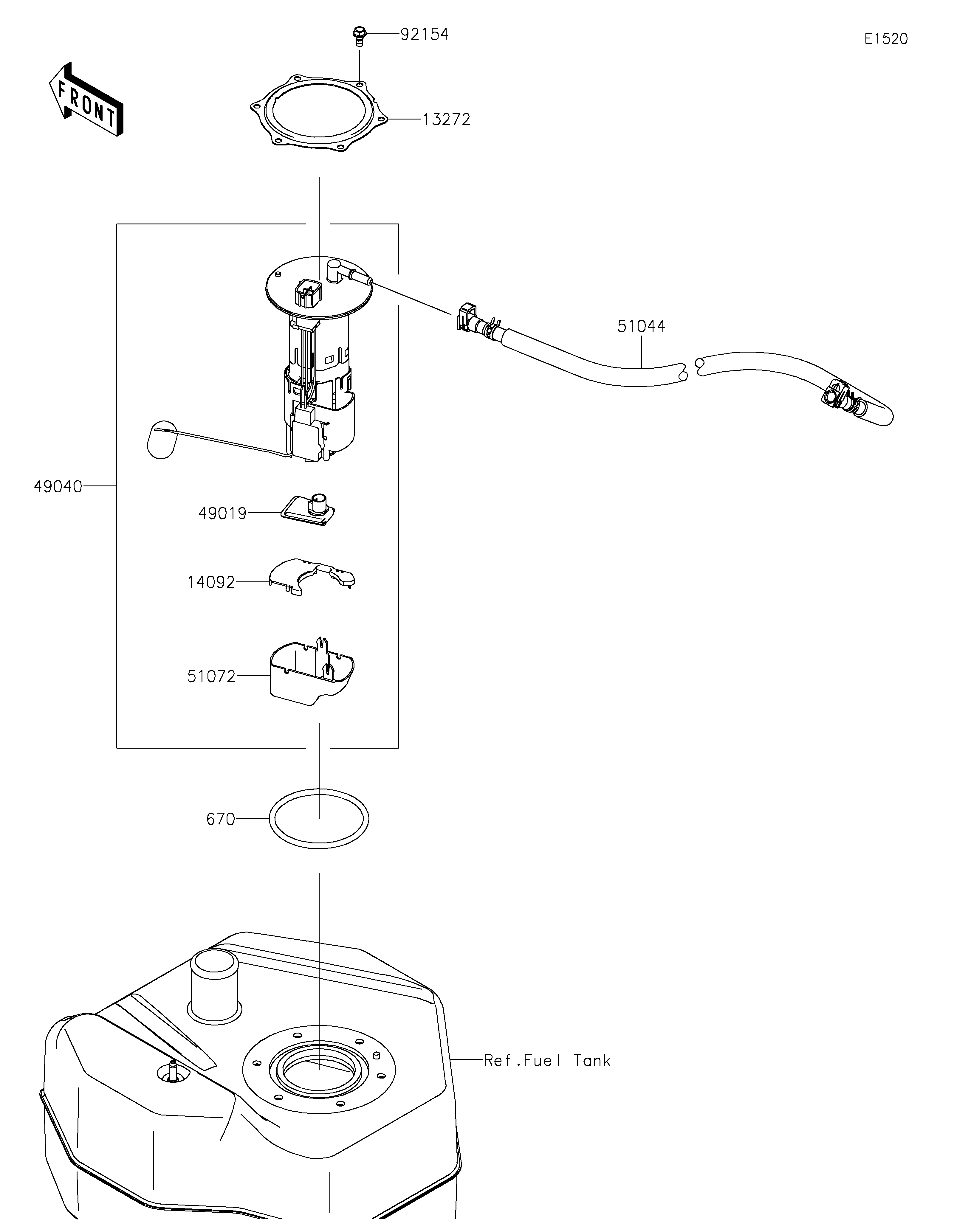 2024 SX-R 160 (JS1500ARFNN)-Fuel Pump