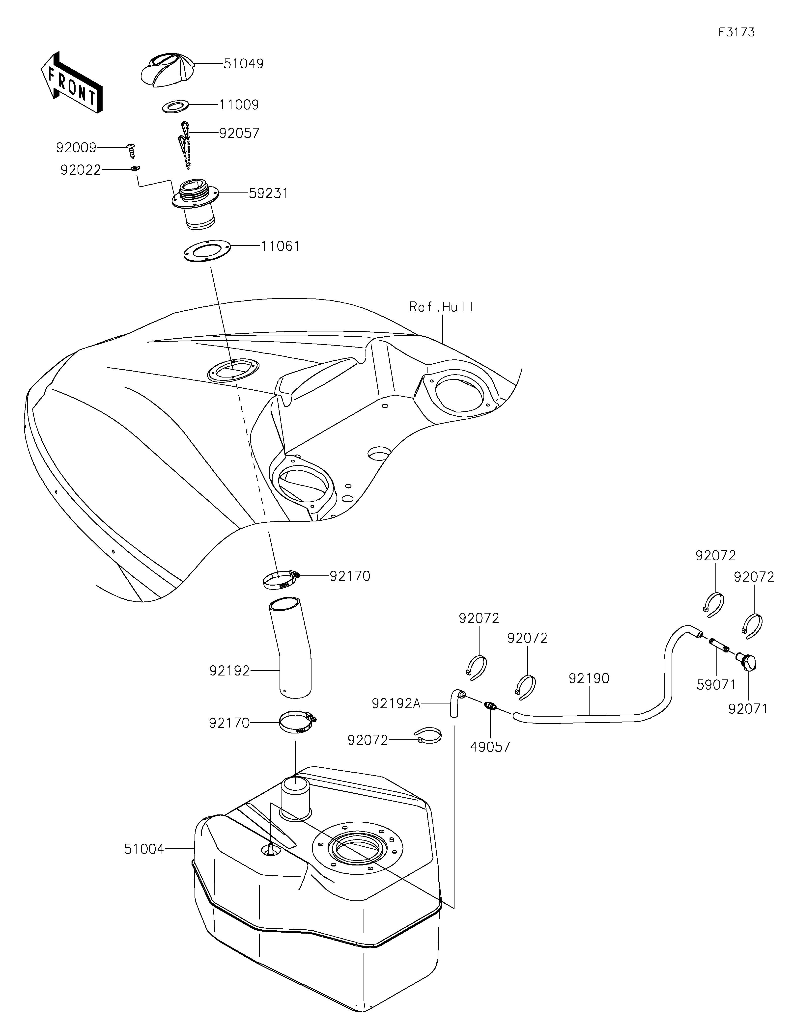 2024 SX-R 160 (JS1500ARFNN)-Fuel Tank