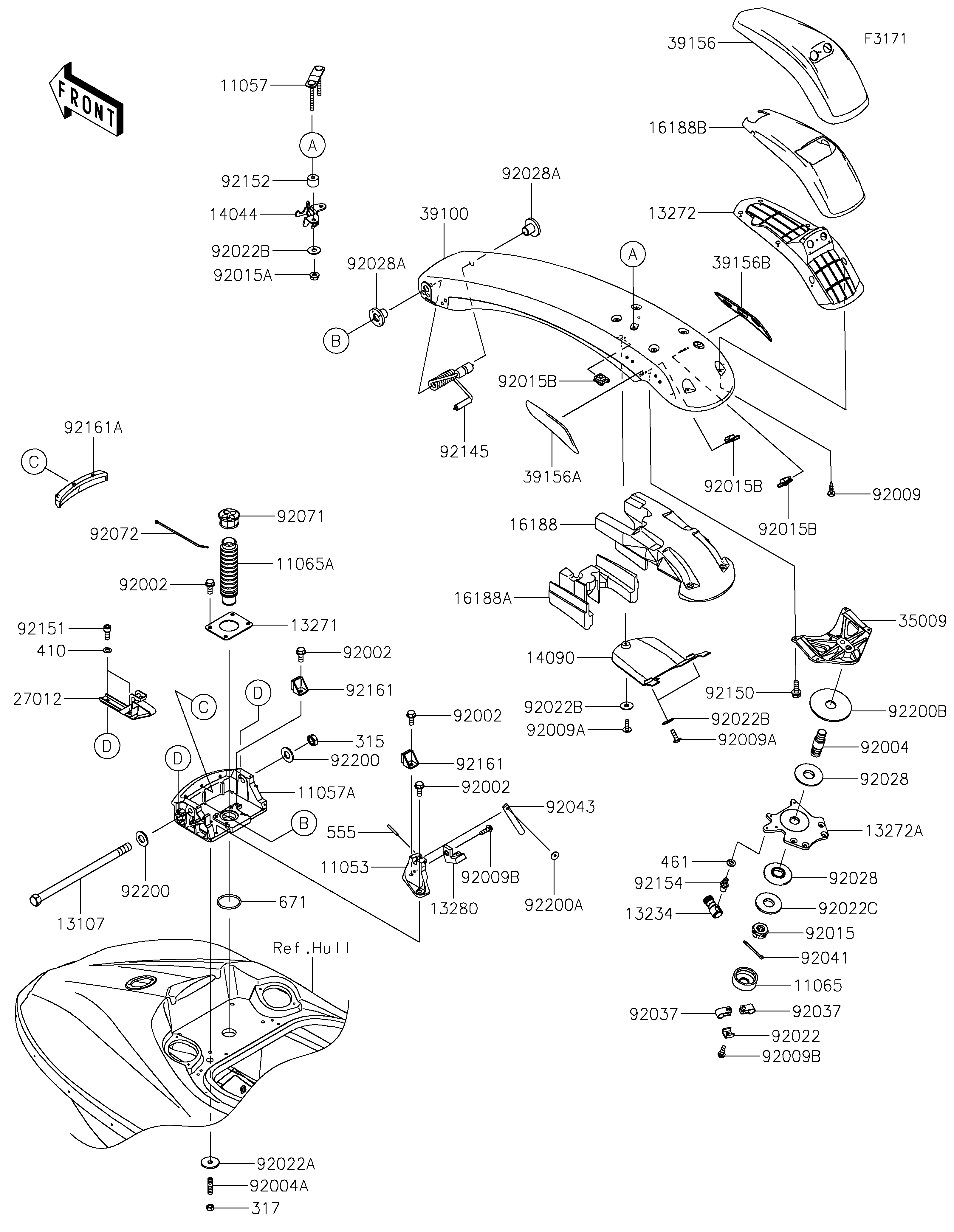 2024 SX-R 160 (JS1500ARFNN)-Handle Pole