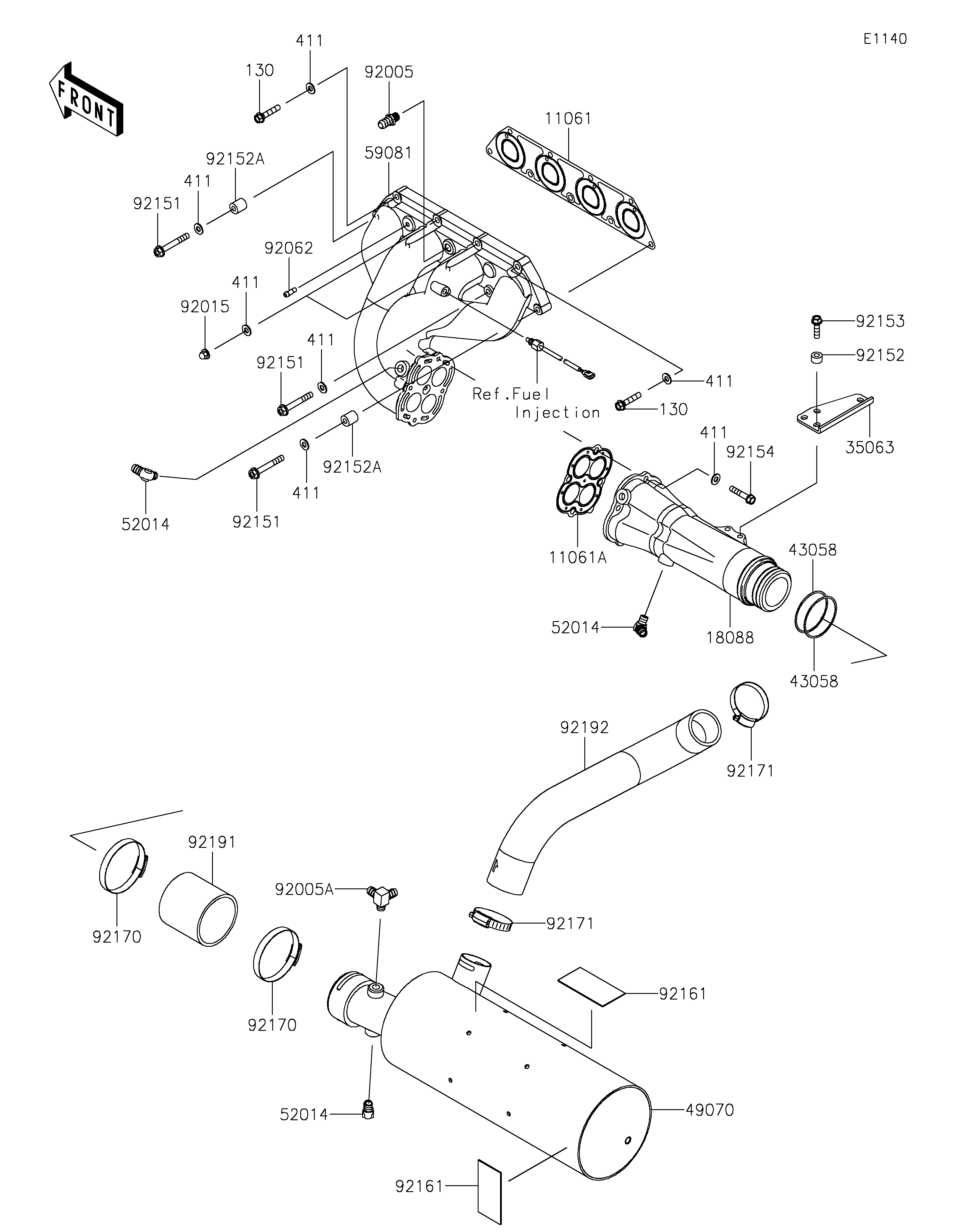 2024 SX-R 160 (JS1500ARFNN)-Muffler(s)