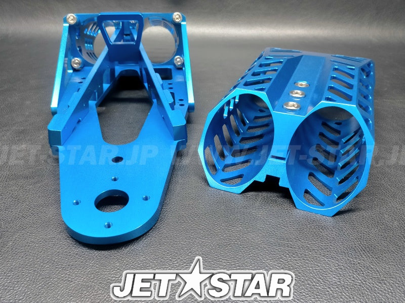 BILLET HANDLE POLE Type-H, Blue and Silver pipe