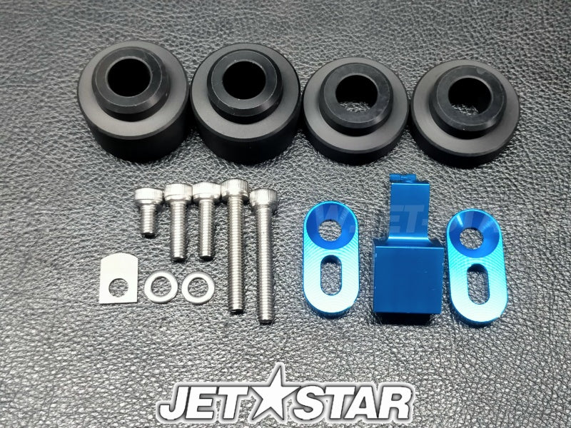 BILLET HANDLE POLE Type-H, Blue and Silver pipe