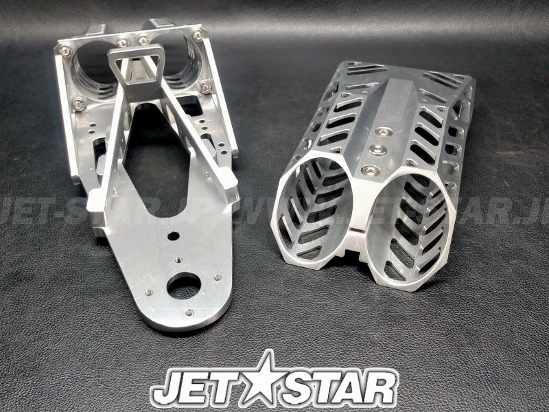 BILLET HANDLE POLE Type-H, Silver and Silver pipe