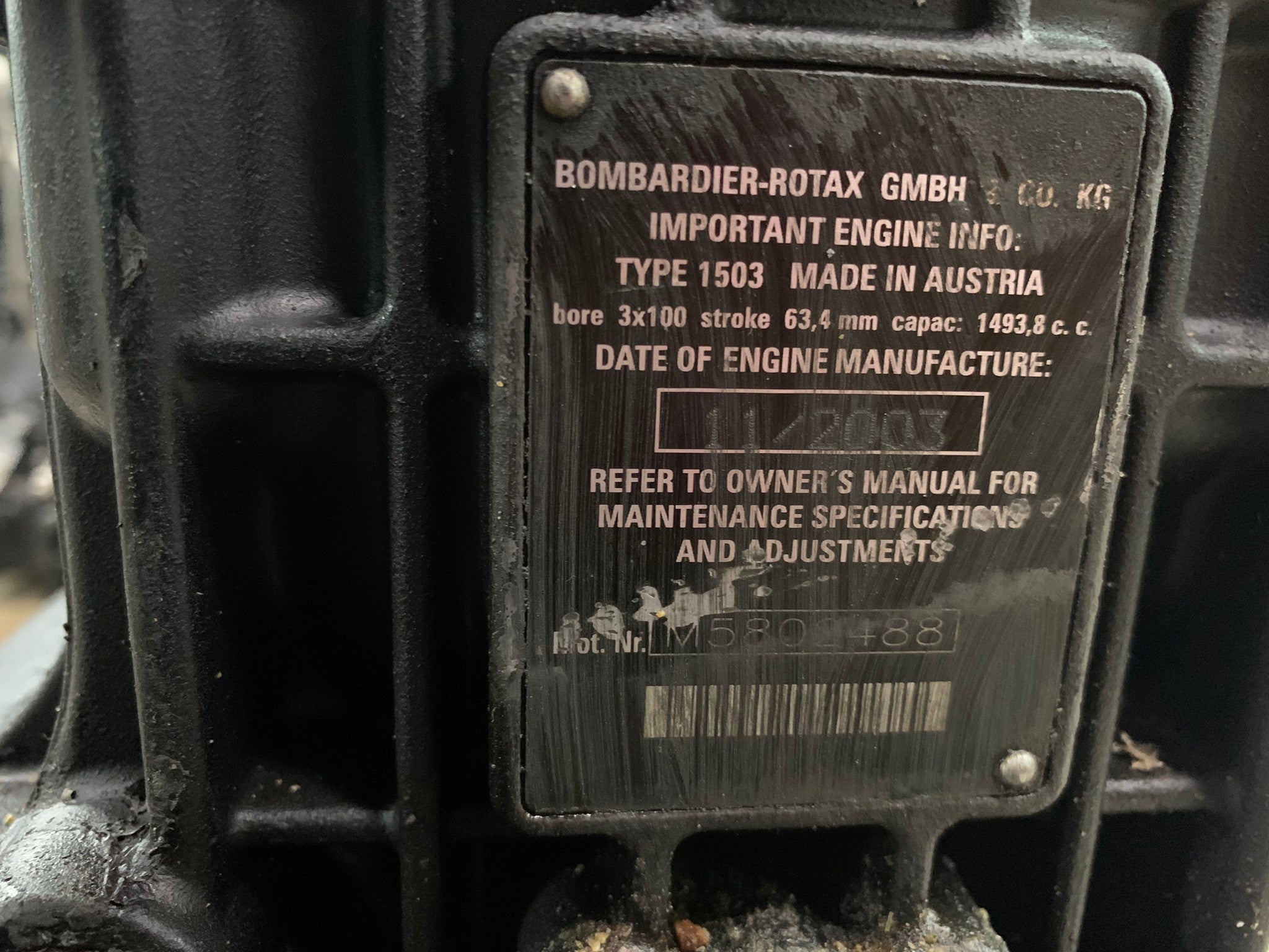 Used ENGINE GTX 4-TEC LTD SC '04 [S7533-00]