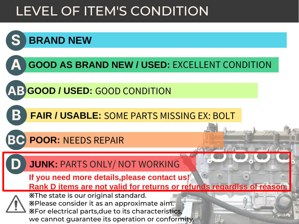 Used STARTER MOTOR (WITH DEFECT) [X2307-18]