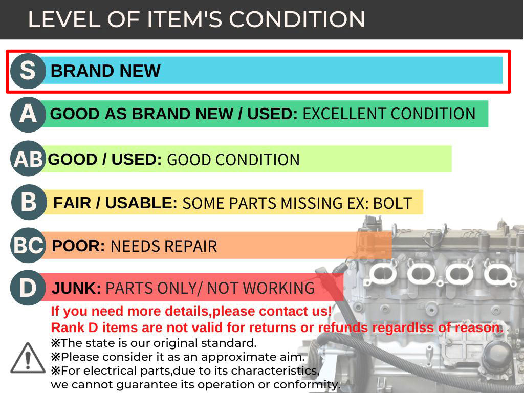 Used Like-new 11001-3723 HEAD-CYLINDER [X2312-70]