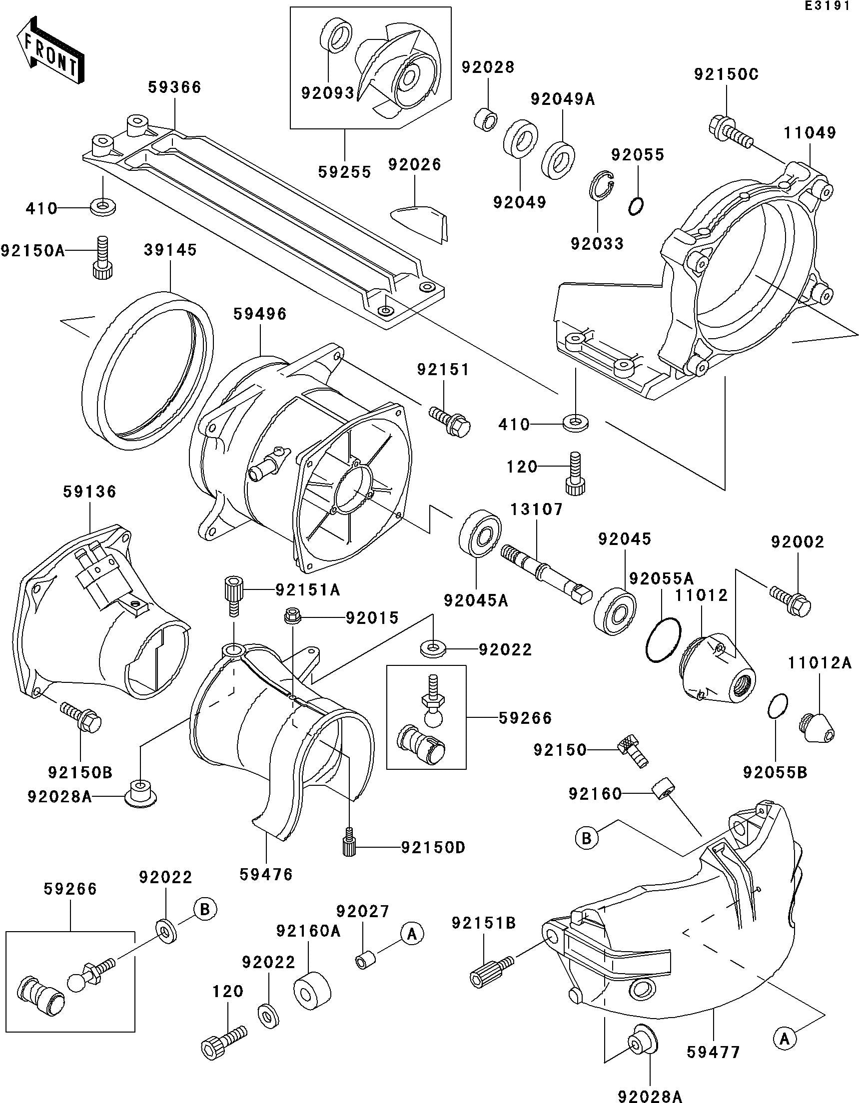 Used 59477-3707 BUCKET-REVERSE [K3205-15]