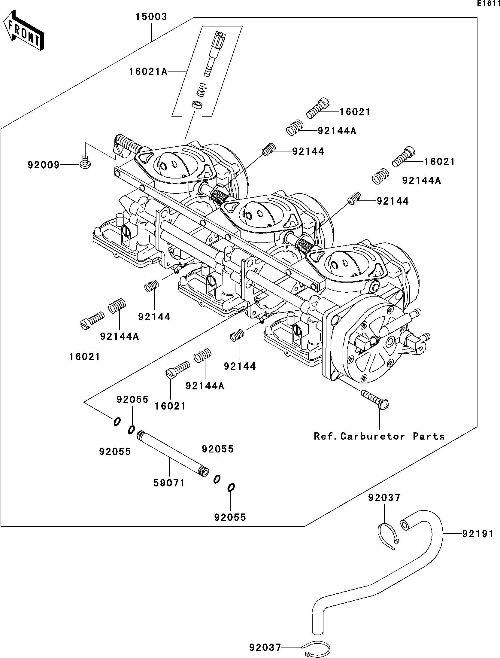Used 15003-3735 CARBURETOR-ASSY [K0219-06]