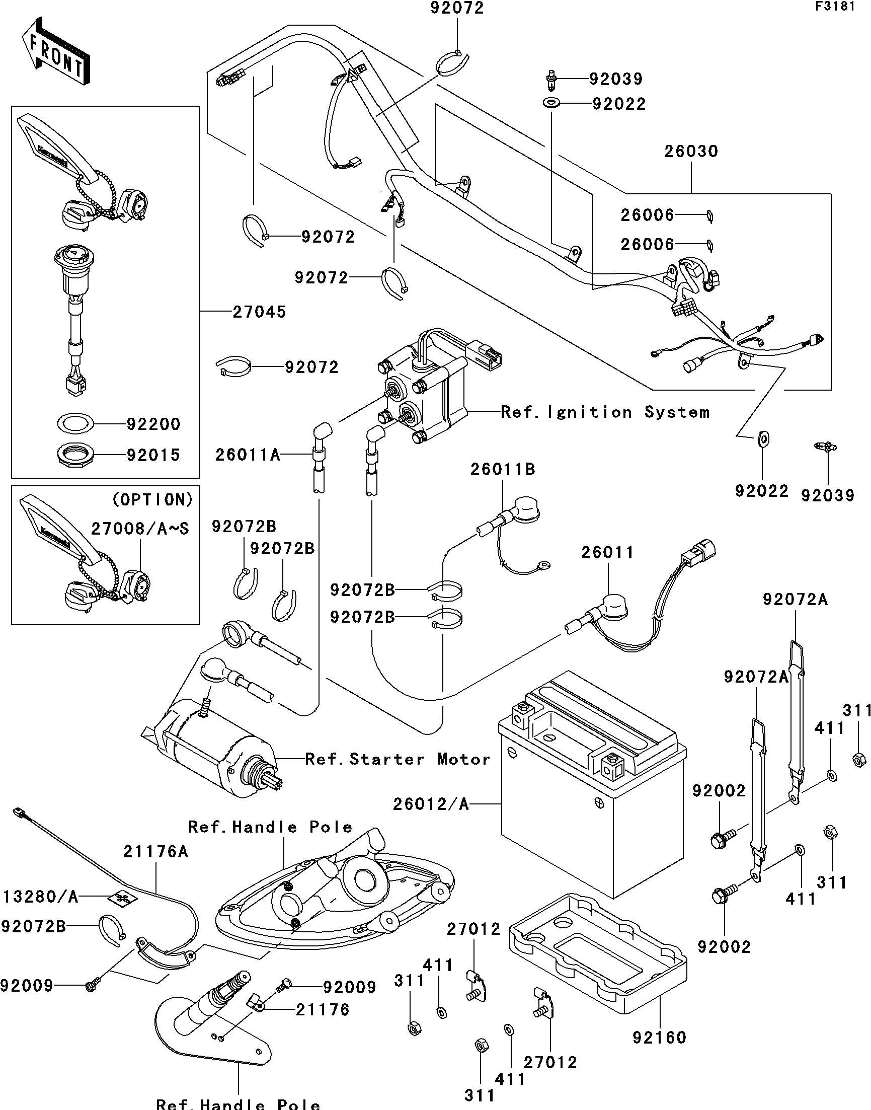 Used 27045-3716 SWITCH-ASSY,MAIN [K7220-06]