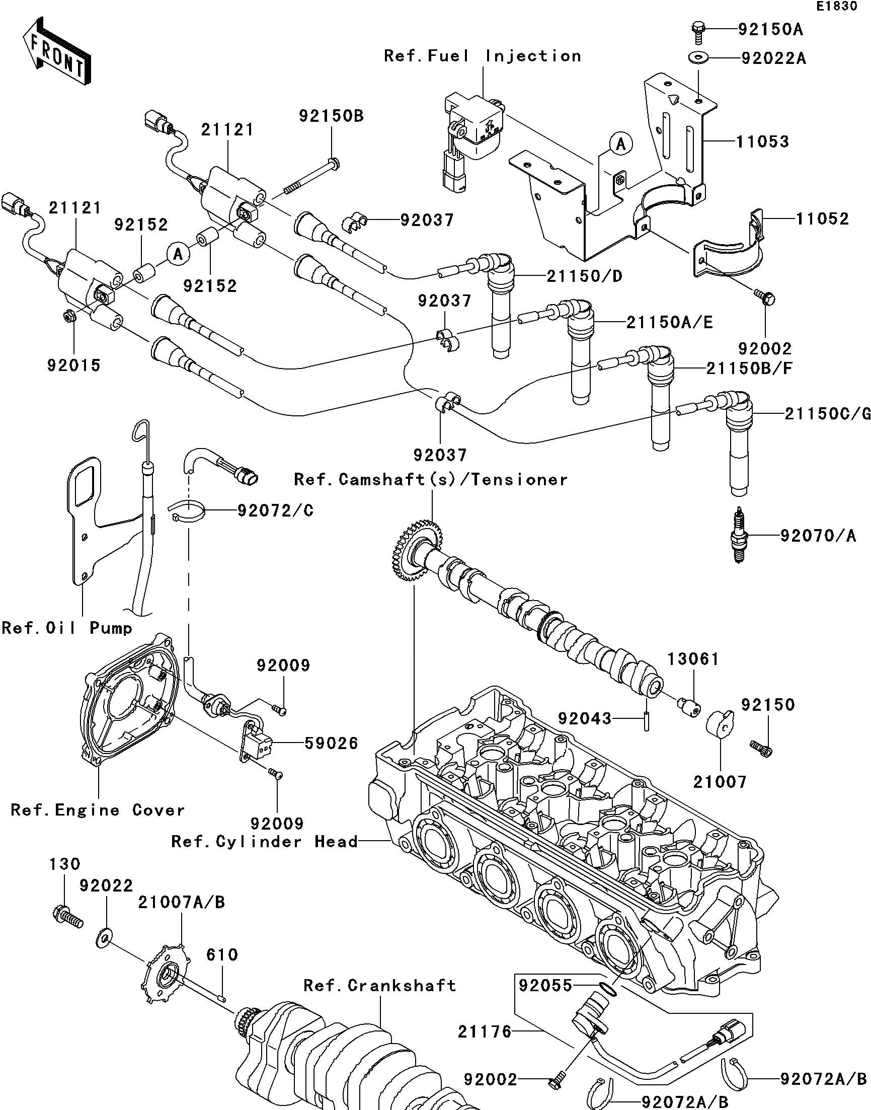 Used 21121-3722 COIL-IGNITION  [K7220-24]