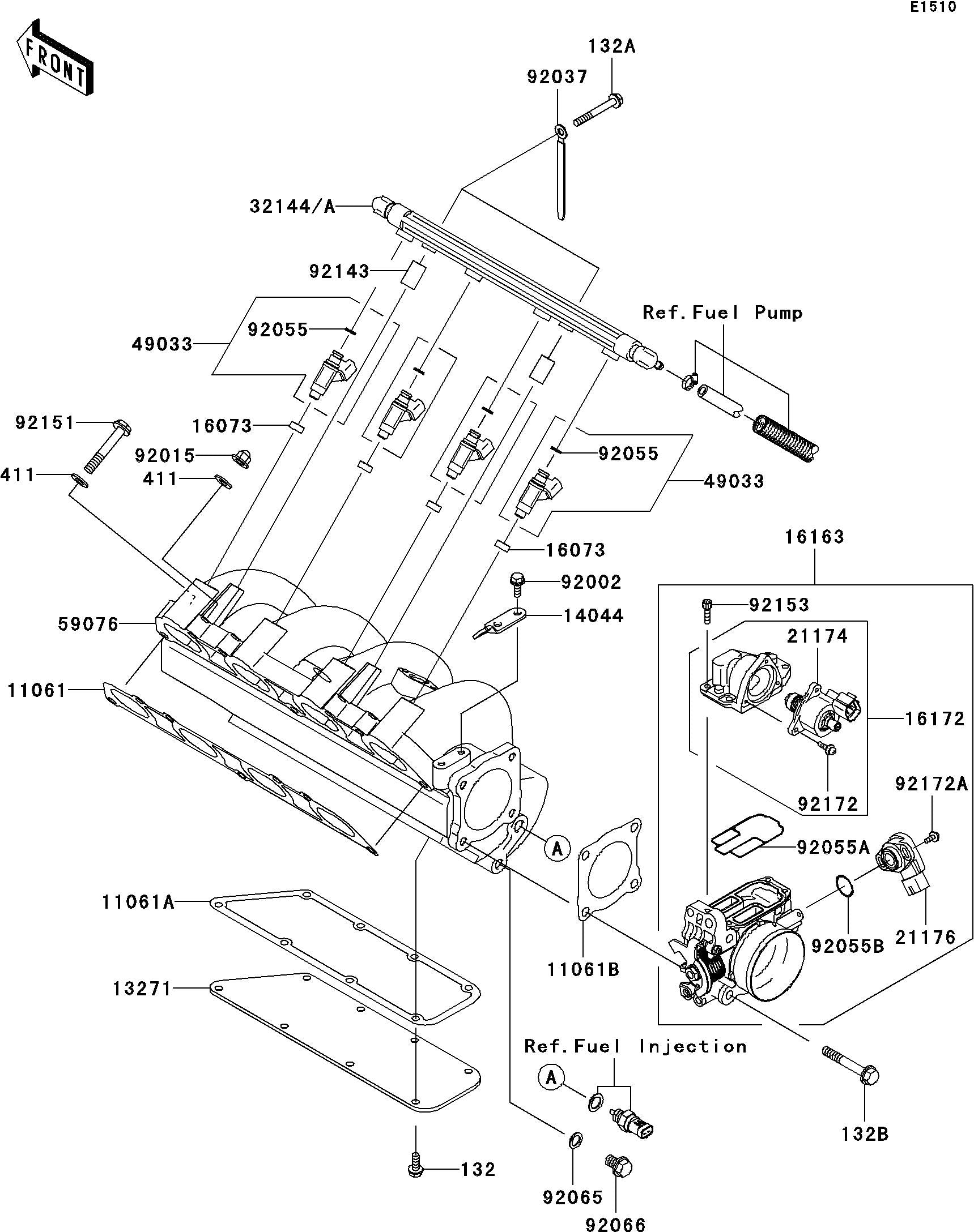 Used 59076-3729 MANIFOLD-INTAKE  [K4954-46]
