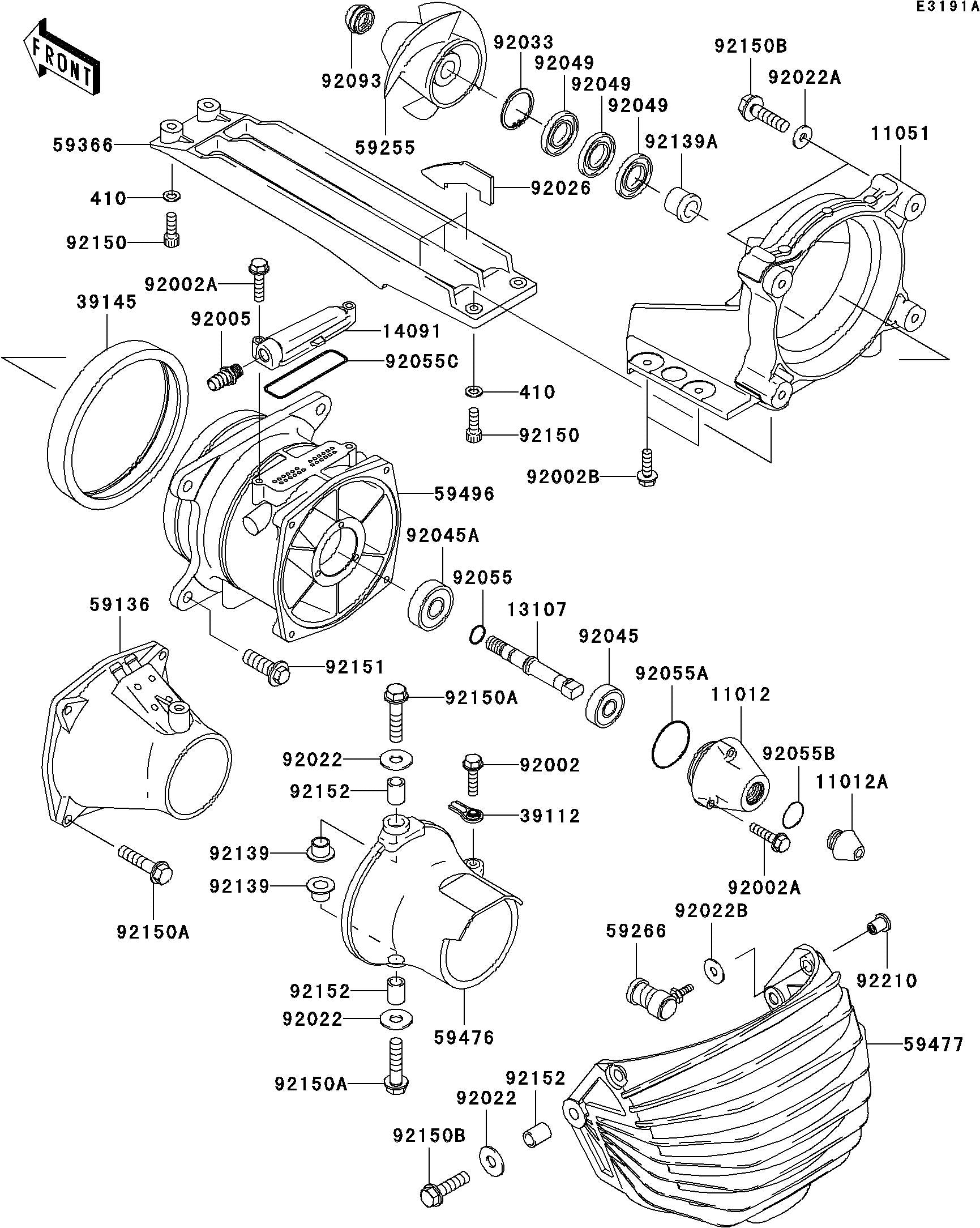 Used 59477-3710 BUCKET-REVERSE  [K1808-38]
