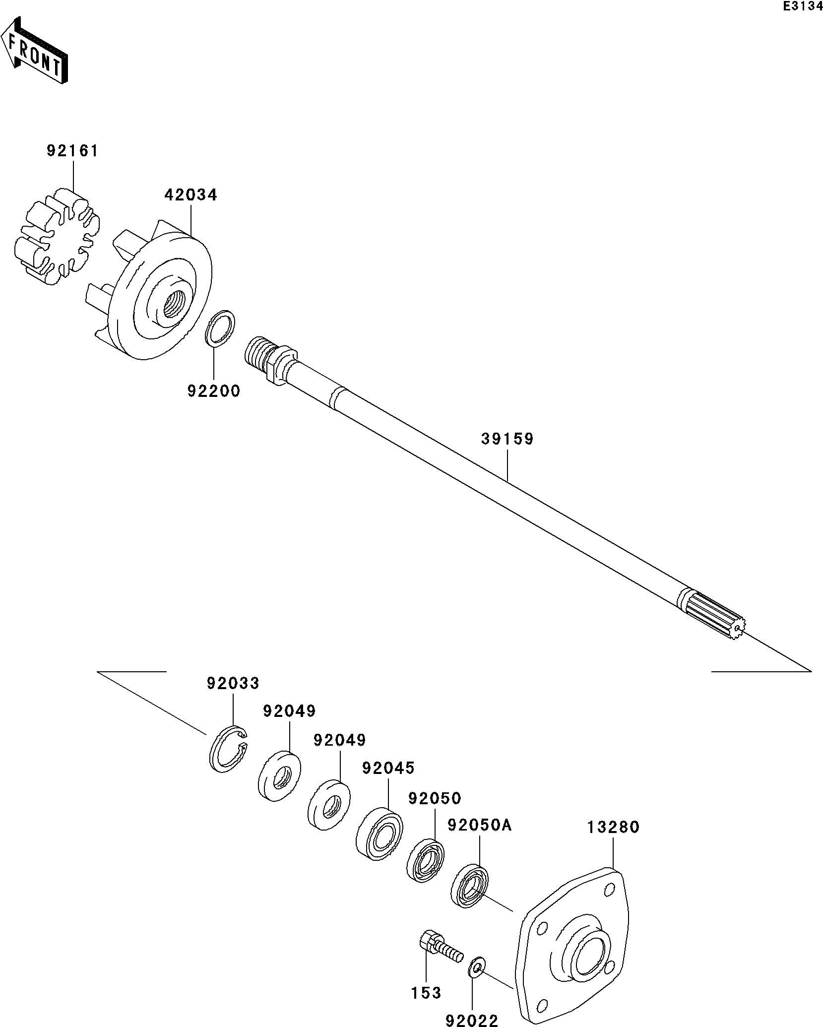 Used 92161-3711 DAMPER  [K5325-04]