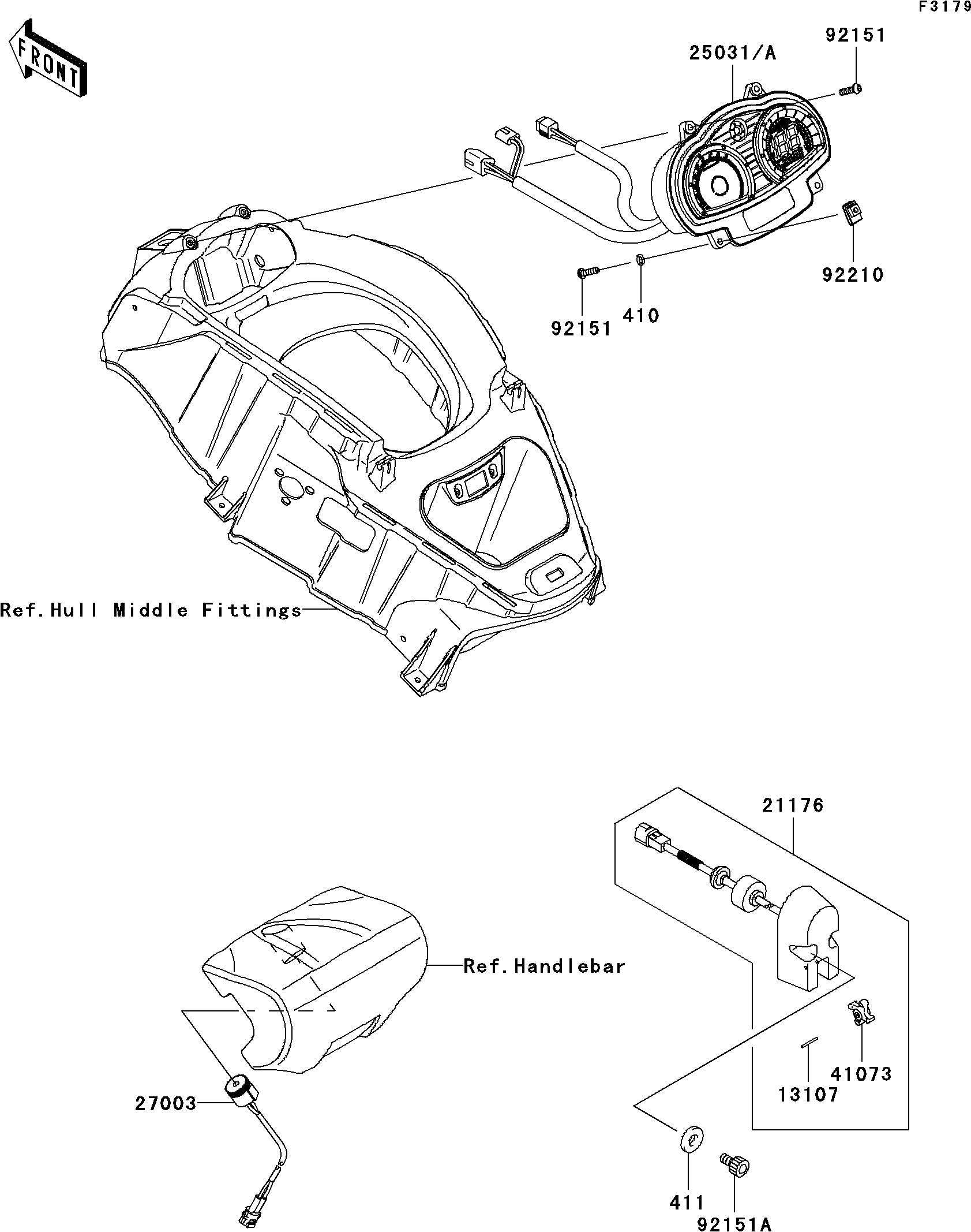 雨 ページ Used 21176-3760-6Z SENSOR,SPEEDOMETER [K6239-42]