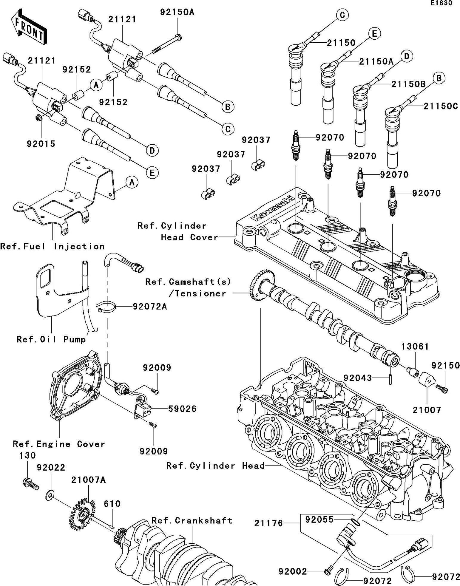 Used 21121-3722 COIL-IGNITION  [K0956-30]
