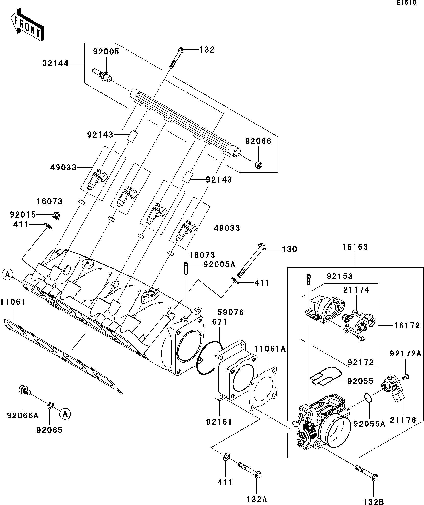 Used 49033-3708 NOZZLE-INJECTION  [K0956-53]