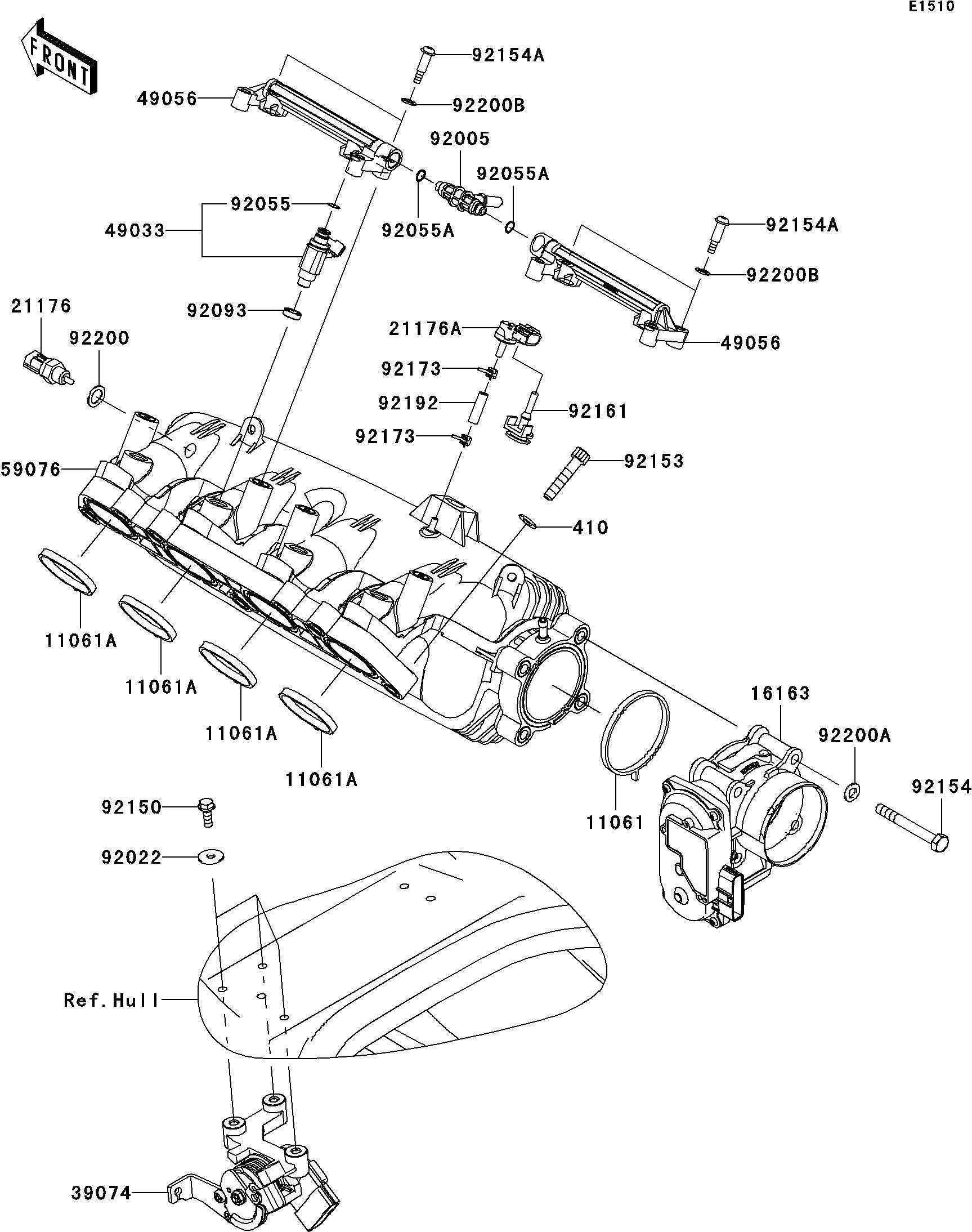 Used 49033-3709 NOZZLE-INJECTION  [K3911-64]