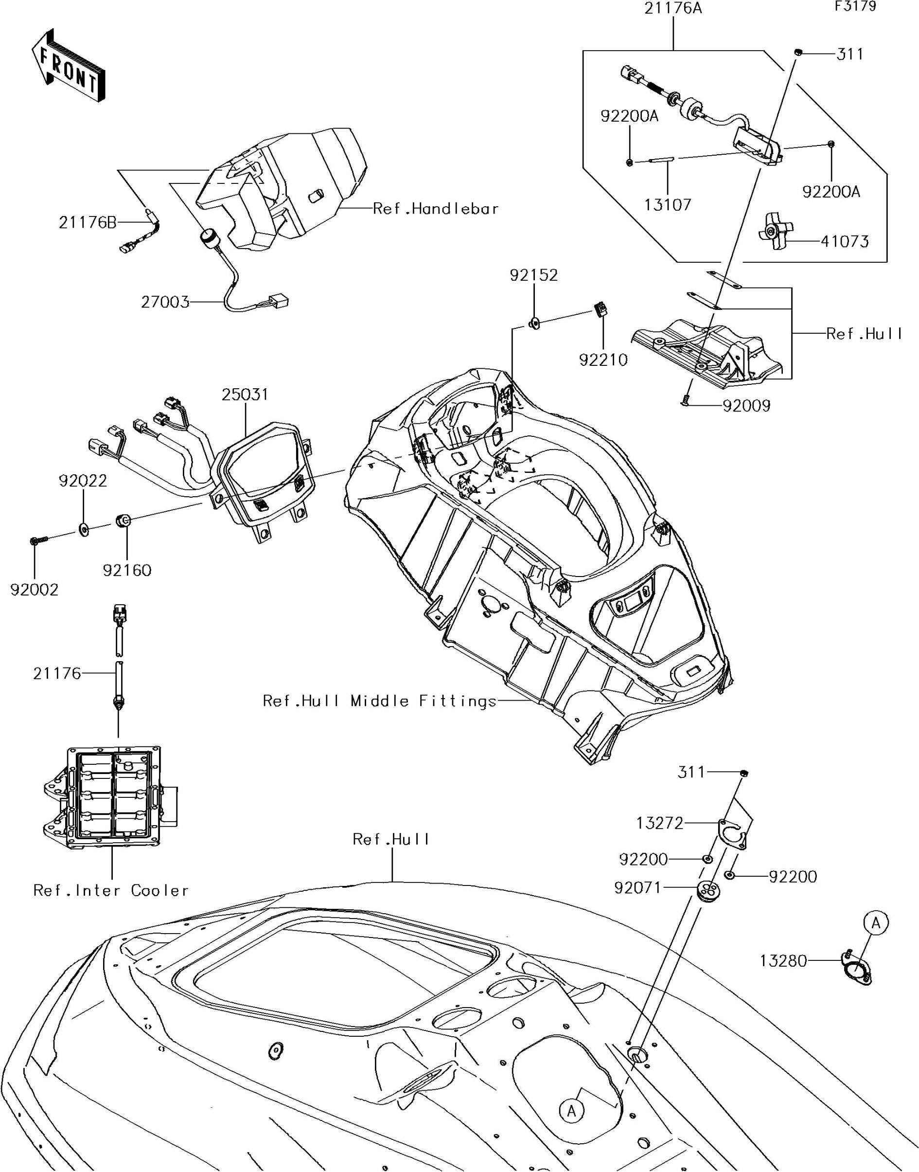 Used 21176-3775 SENSOR,SPEED  [K5974-36]