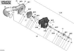 Used 420881938 SUPERCHARGER ASS'Y (WITH DEFECT) [X2206-22]