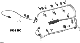 Used 420665205 ENGINE WIRING HARNESS ASS'Y [S3862-26]