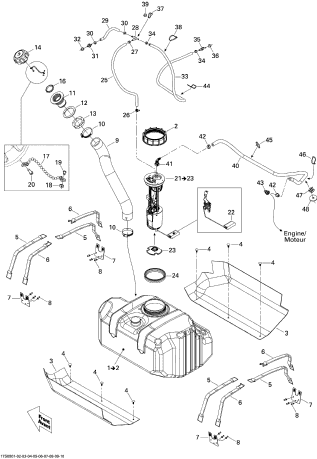 Used 275500779 FUEL PUMP ASS'Y [S3386-14]
