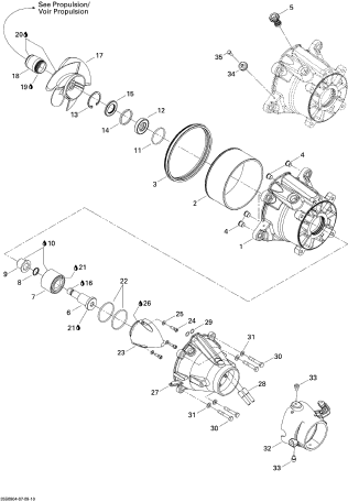 Used 267000084 IMPELLER HOUSING [S3862-38]