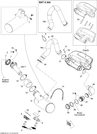 Used 274001350 MUFFLER_EXHAUST [S2547-31]