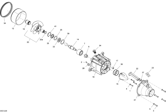 Used 267000631 STAINLESS STEEL IMPELLER ASS'Y [S5539-47]