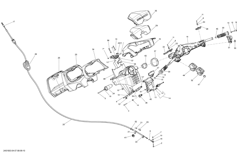 Used 277001625 HOUSING COVER RH [S4519-49]