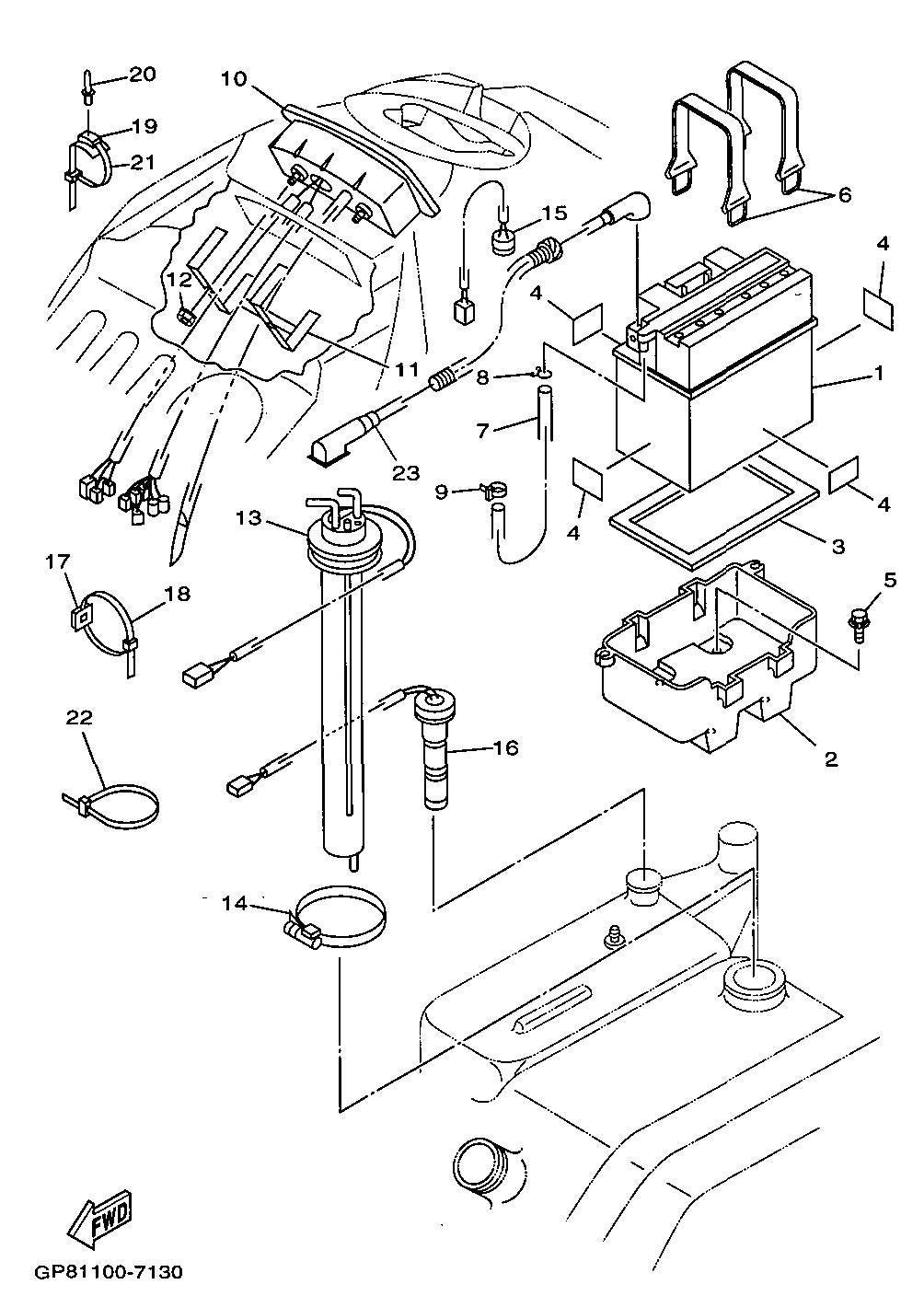 Used GP7-U824C-00-00 SENDER, OIL YMUS [Y4424-09]
