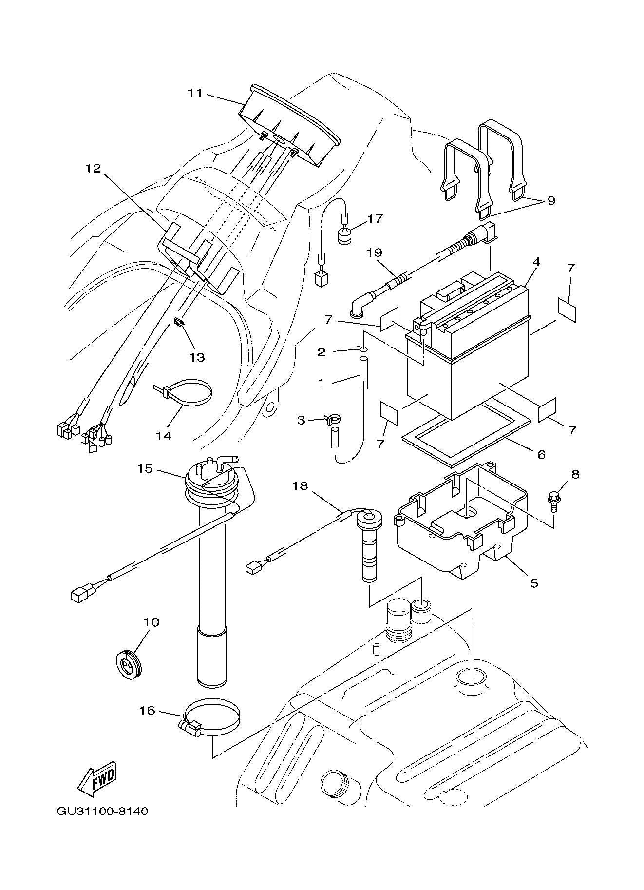 Used GP8-6820A-32 METER ASSY (WITH DEFECT) [X2304-14]