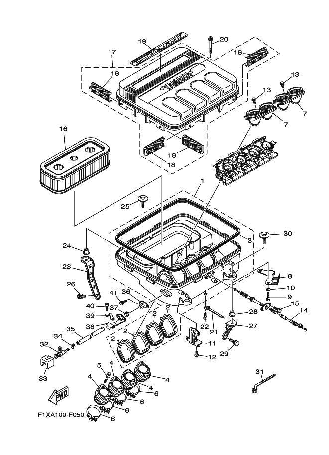 Used 6B6-26311-12-00 CABLE, THROTTLE 1 [X2302-32]