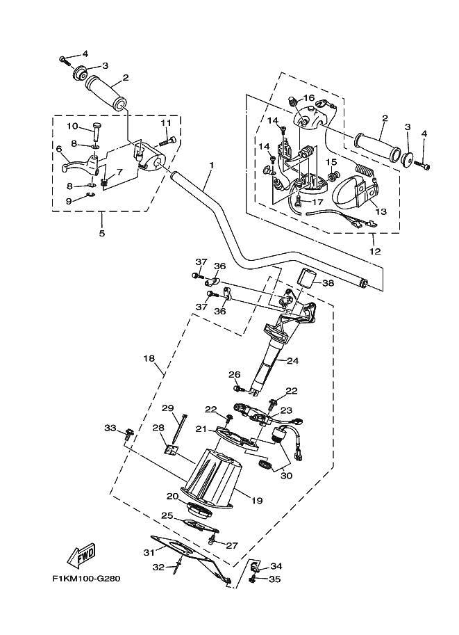 Used F1S-68341-00-00 BUZZER YMUS [Y4063-40]