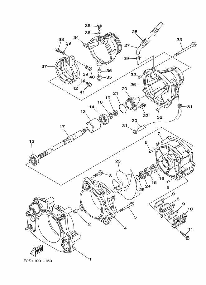 Used 6CS-R1321-00-00 IMPELLER [Y6183-53]