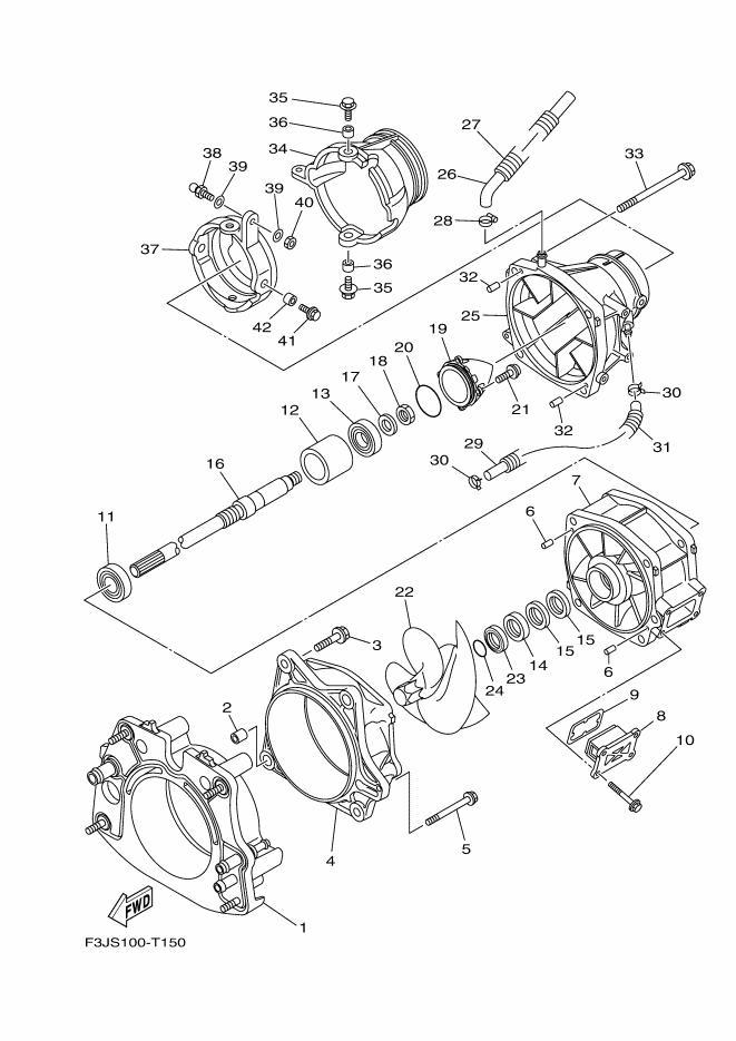 Used 6S5-14349-00-00 PIPE [X2305-02]