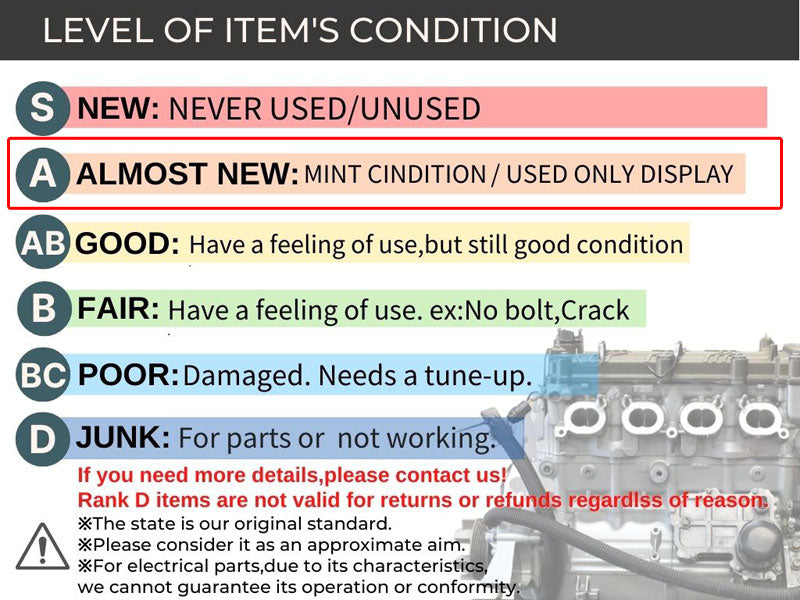 Used Like-new 13001-1290 PISTON-ENGINE [X2206-95]